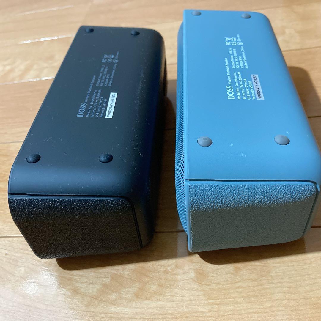 DOSS ワイヤレスBluetoothスピーカー Soundbox Pro 2個
