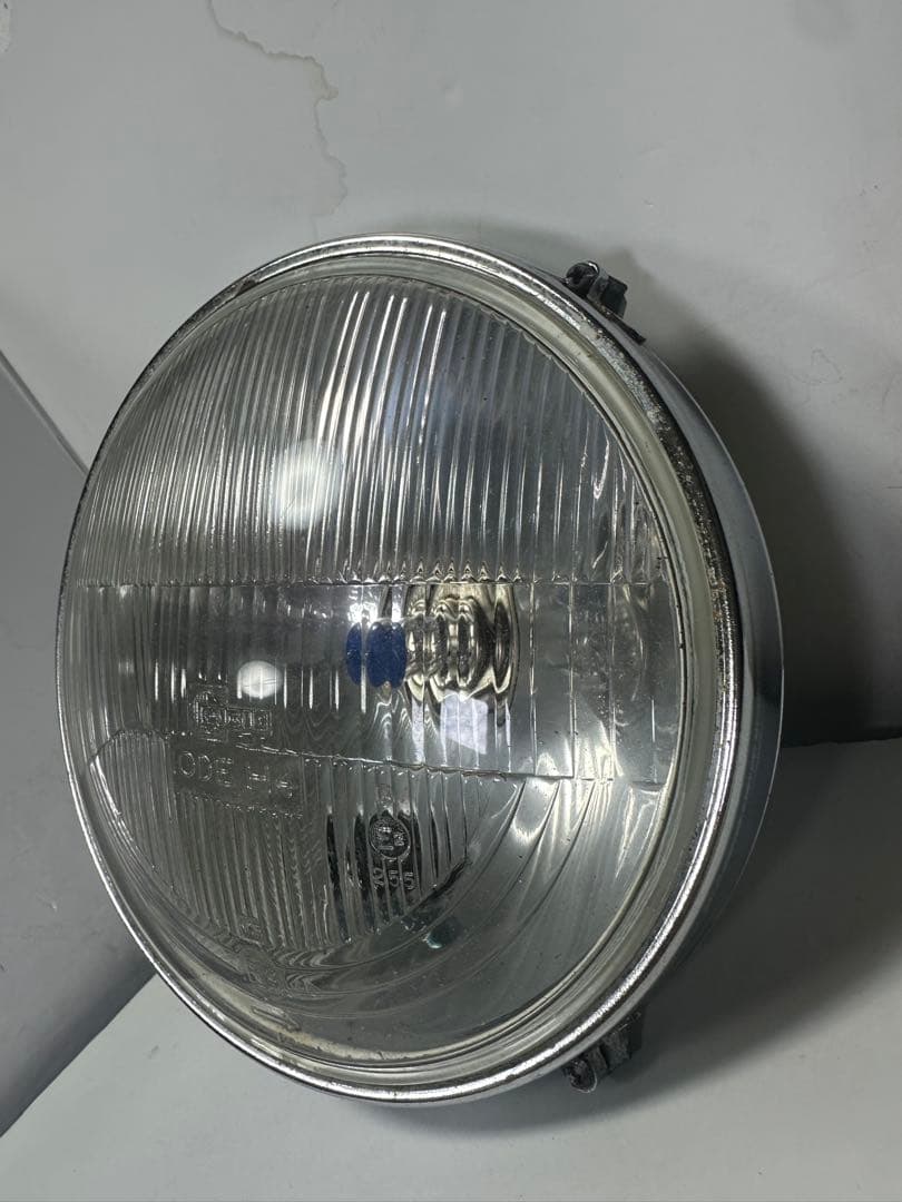 希少廃盤品当時物シビエ一文字180πシビエ凹みレンズ付きヘッドライト