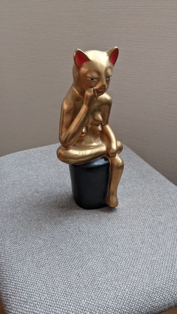 横尾忠則作　招き猫　陶器