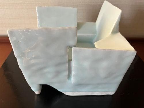 古川正道　青磁オブジェ