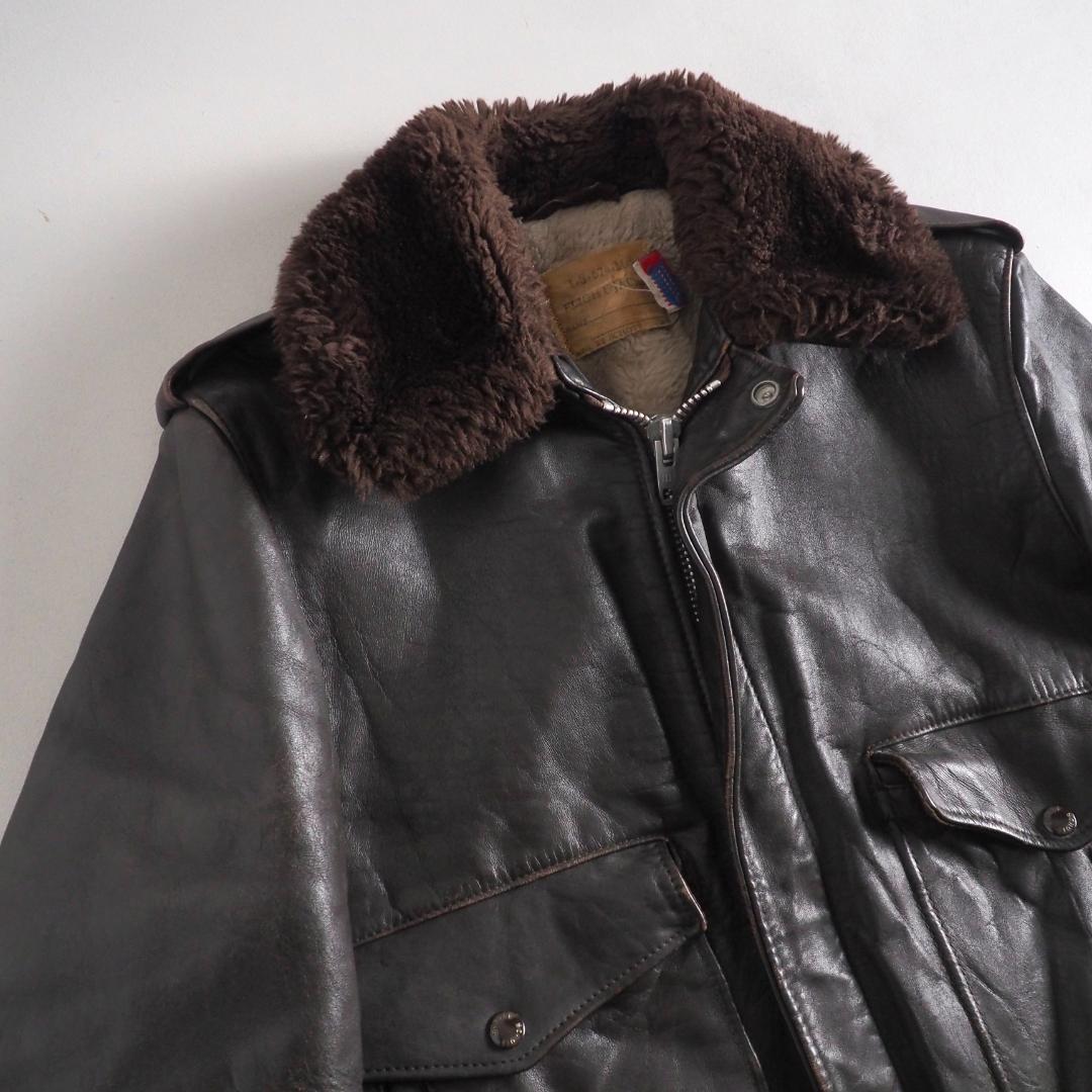 Schott　ショット　38　ライダースジャケット　G-1　ライナー付き　本革