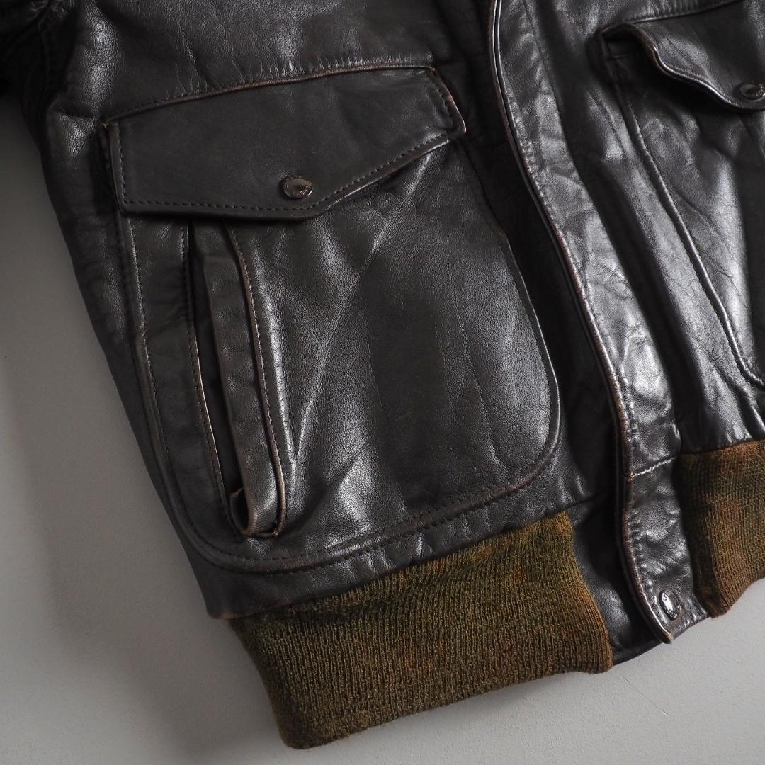 Schott　ショット　38　ライダースジャケット　G-1　ライナー付き　本革
