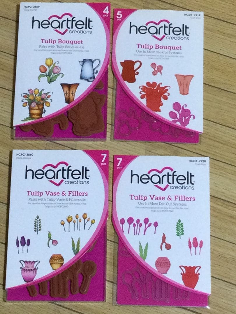 Heartfelt Creationハートフェルトクリエションス4点セットNo7