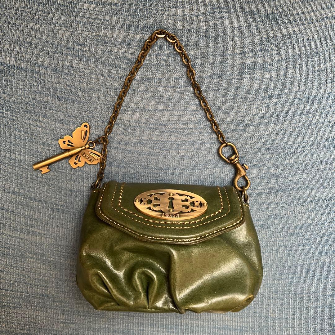 新品　アナスイ　ミニバッグ　チェーン