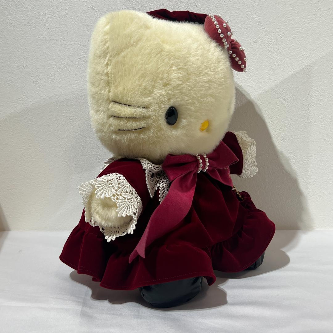300体 限定 サンリオ ハローキティ ぬいぐるみ ベルベット ドレス