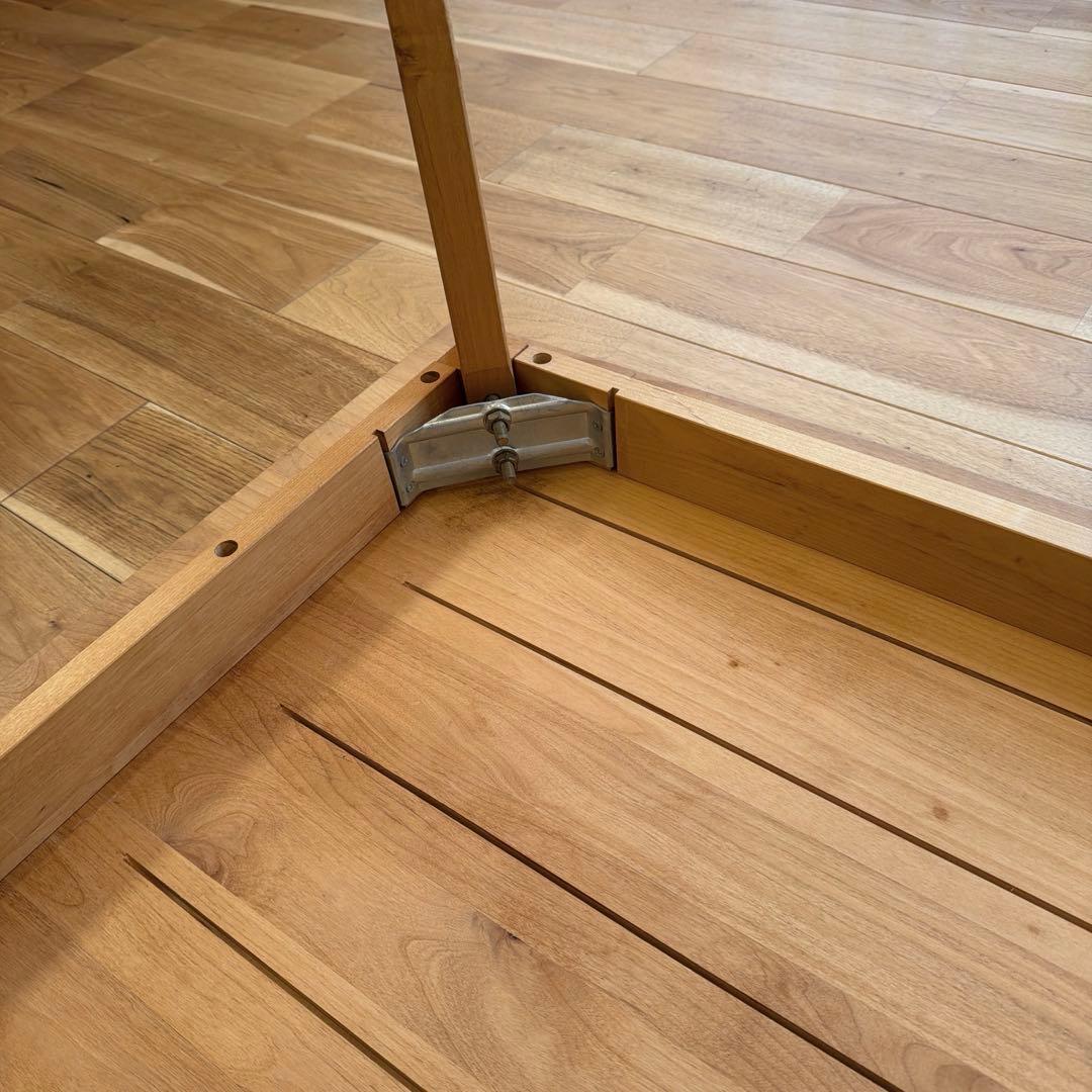 モモナチュラル w150 VIBO 天然木 北欧風 ダイニングテーブル