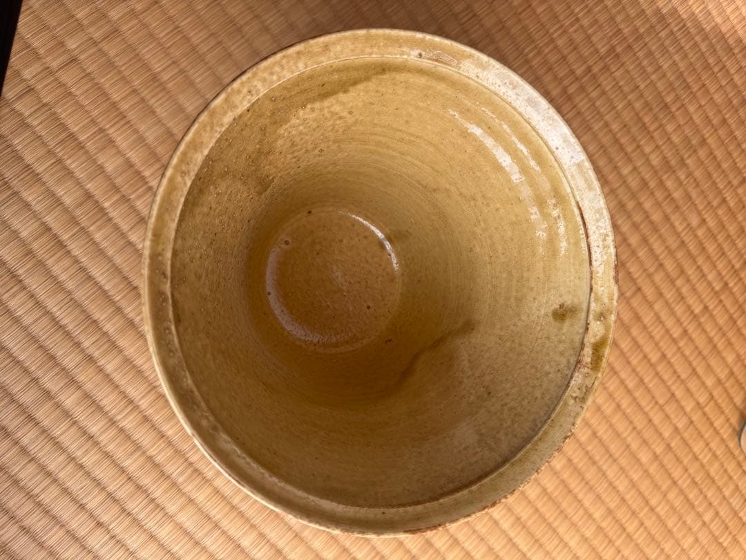 淡々斎☆黄瀬戸末広水指