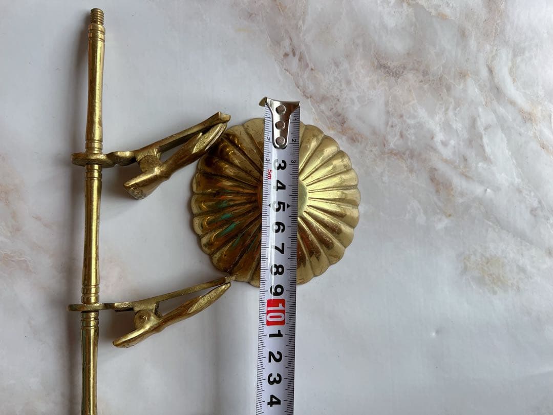 ハンドクリップスタンド 真鍮 店舗什器 ディスプレイ　ヴィンテージ オブジェ