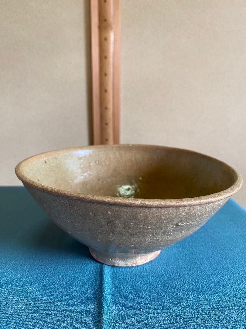 茶道具/朝鮮 李朝初期 『伊羅保茶碗』　島津法樹鑑定書付