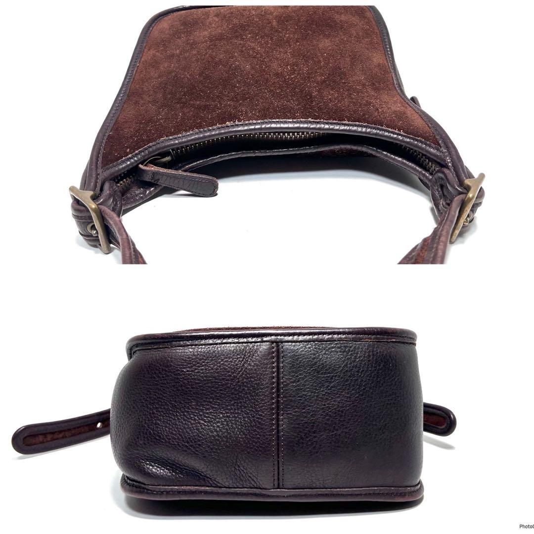 【良品】OLD COACH USA製/オールドコーチ/レザー/ショルダーバッグ