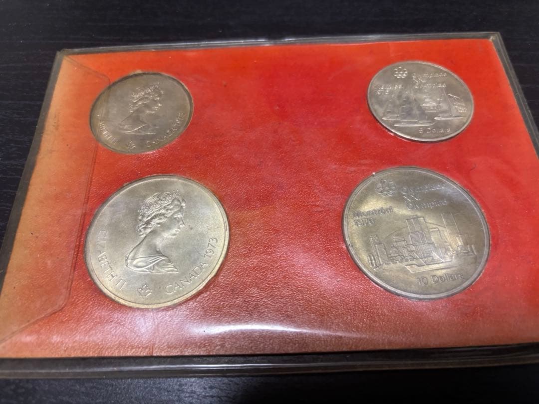 1976年　カナダオリンピック　記念銀貨