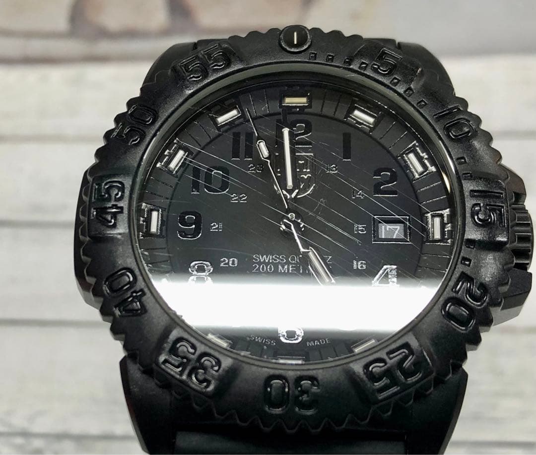 【ジャンク】LUMINOX ネイビーシールズ カラーマーク 3051.BO