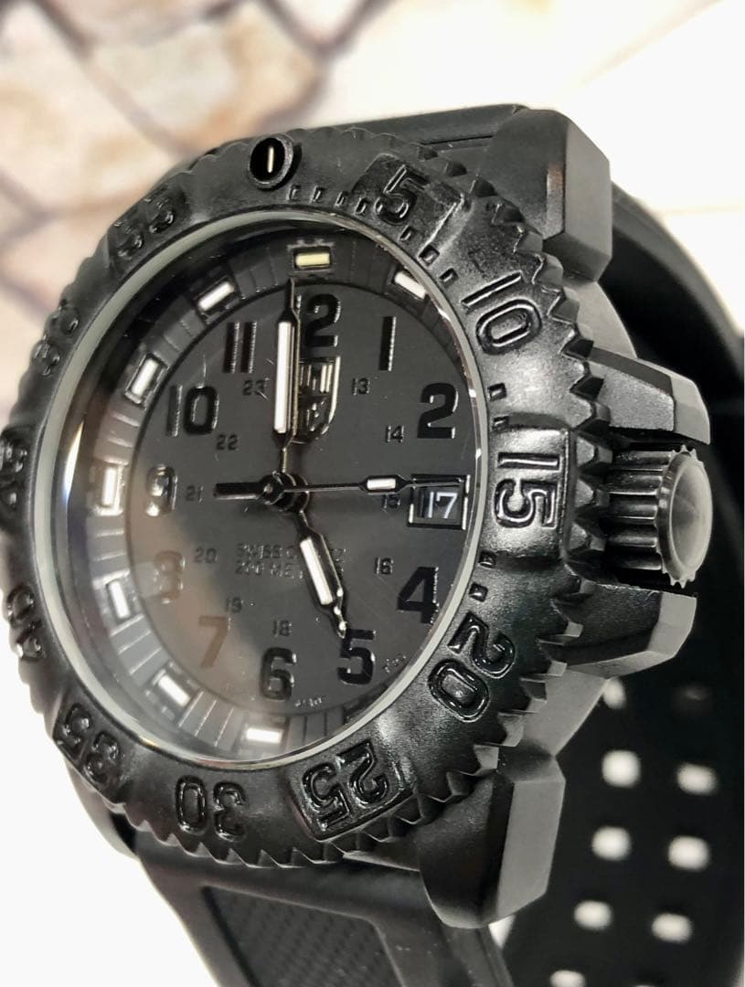 【ジャンク】LUMINOX ネイビーシールズ カラーマーク 3051.BO
