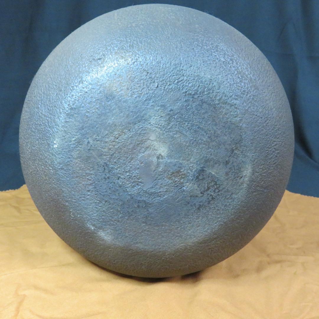 茶釜 茶道具 茶器 錆あり 木箱 共箱か 井上 浩仙 銘なし