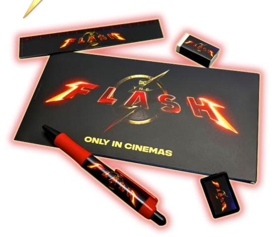 ザ・フラッシュ　ジャパンプレミア参加者限定特典　スーパーガールシール等3点セット