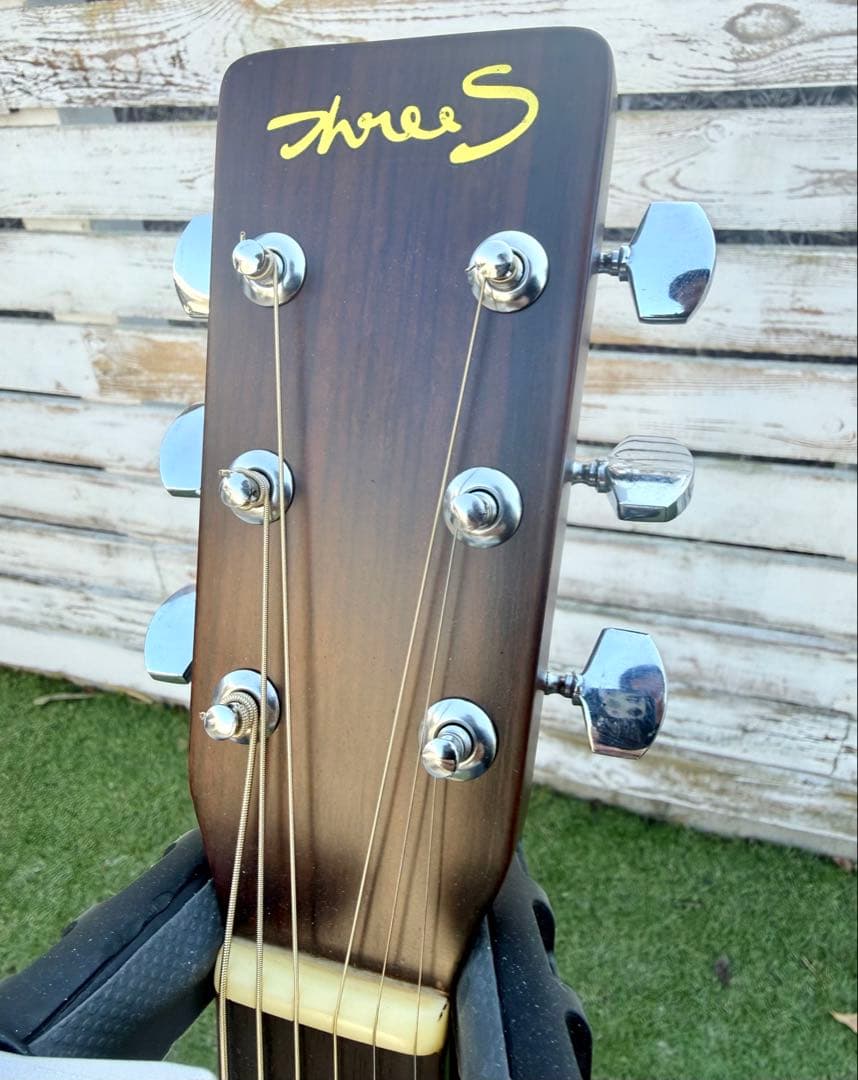Three S W-150 ドレッドノート アコースティックギター セット