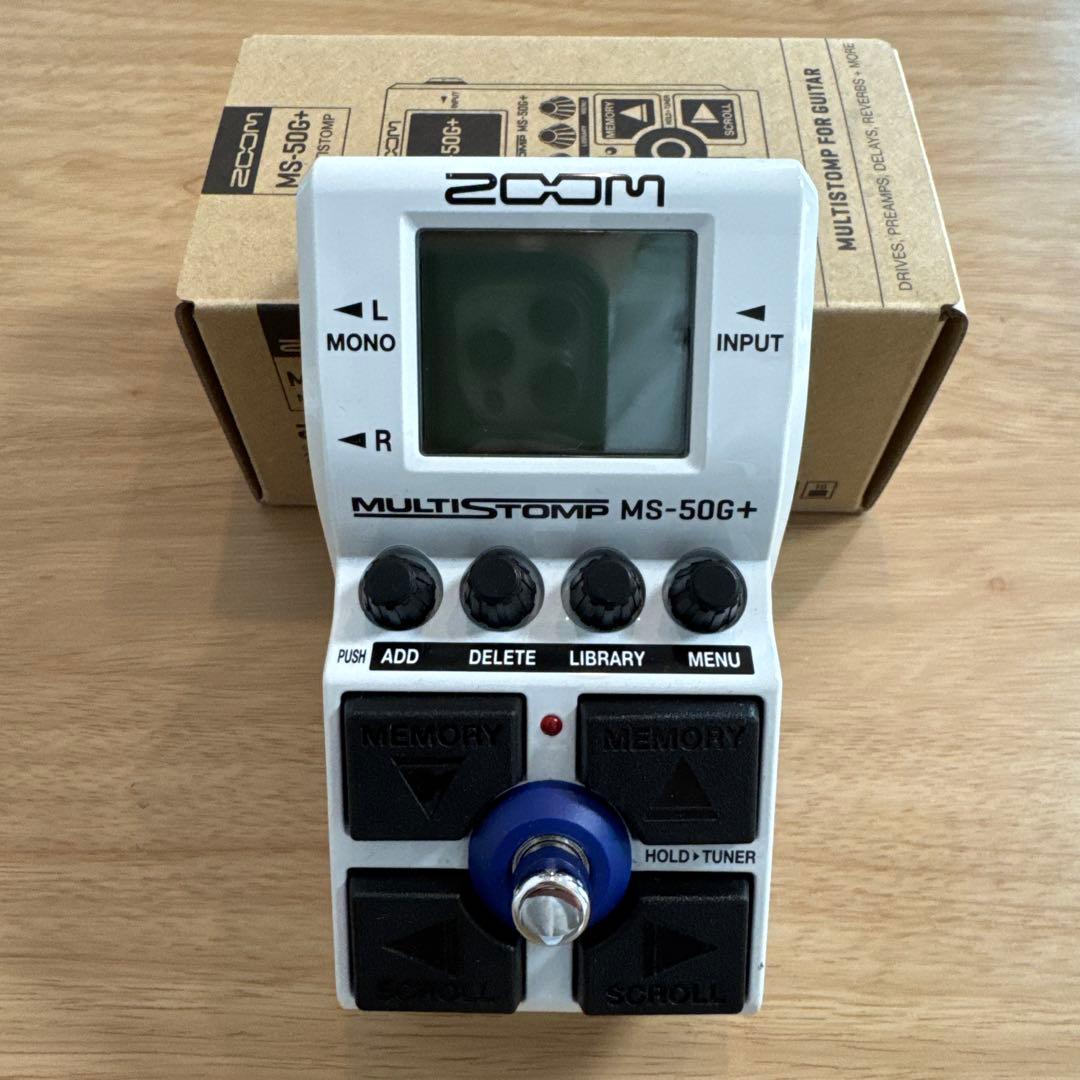 ZOOM MS-50G+ MULTISTOMP 箱あり