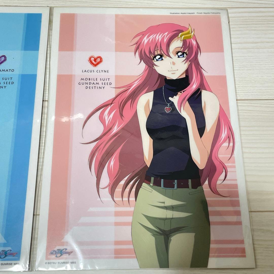 ラクス・クライン　キラ・ヤマト　クリアポスター　ガンダム SEEDDESTNY