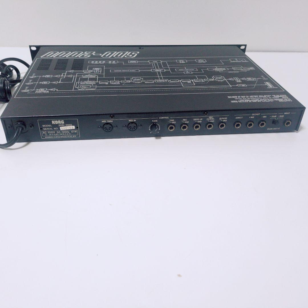 KORG SDD-2000 デジタルディレイ（サンプリングデジタルディレイ）