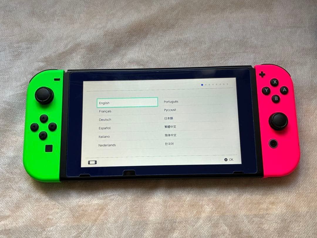 Nintendo Switch 本体 ネオンレッド/ネオンブルー ゲームソフト付