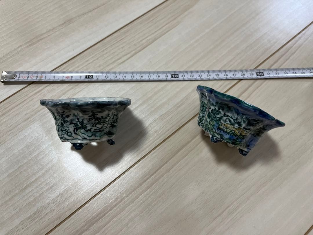 陶翠鉢　盆栽鉢　2点セット③