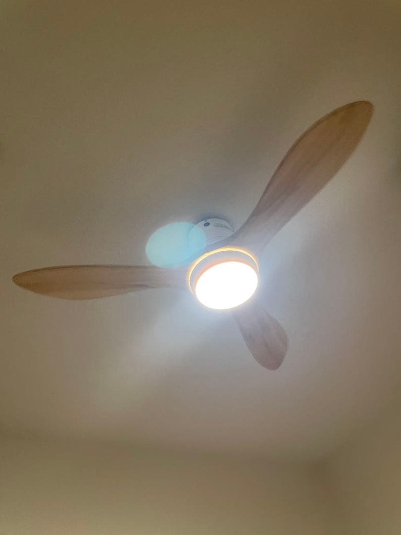 LOWYA シーリングファンライト 1灯 天井照明 リモコン付き LED対応