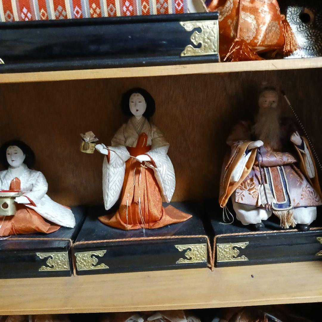 箱型雛飾り　三越15人揃い