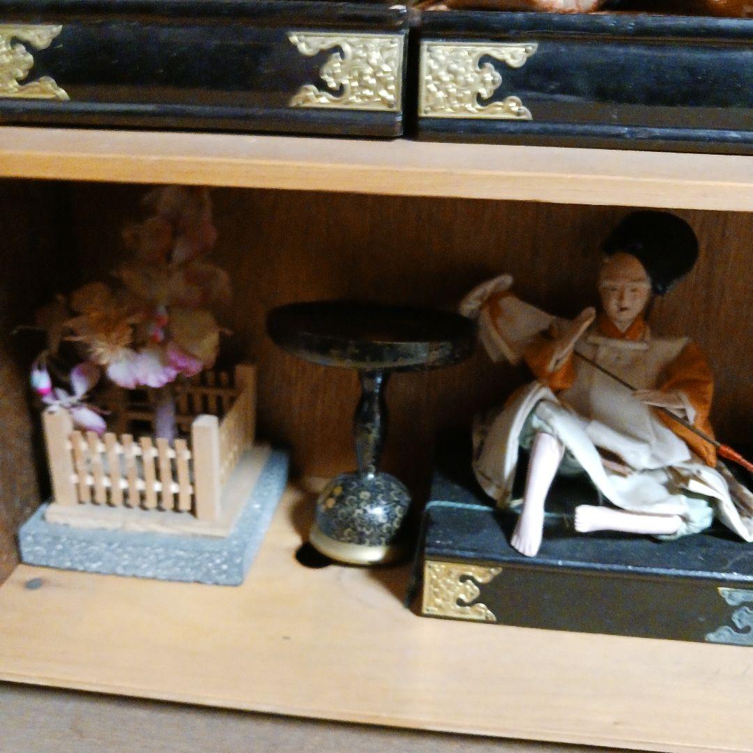 箱型雛飾り　三越15人揃い