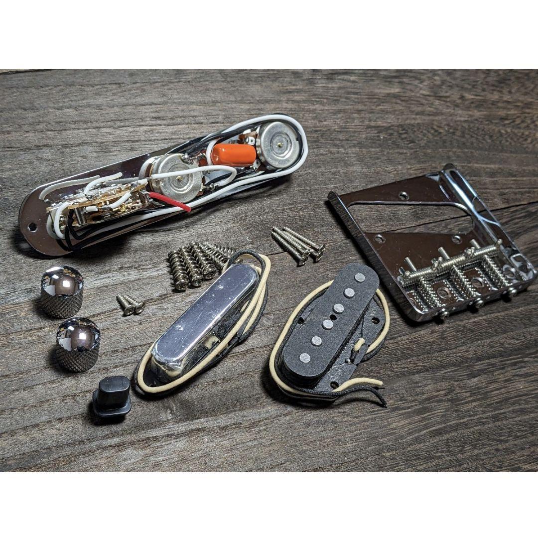 アルニコV　ピックアップ　メタルプレート　アセンブリ　セット