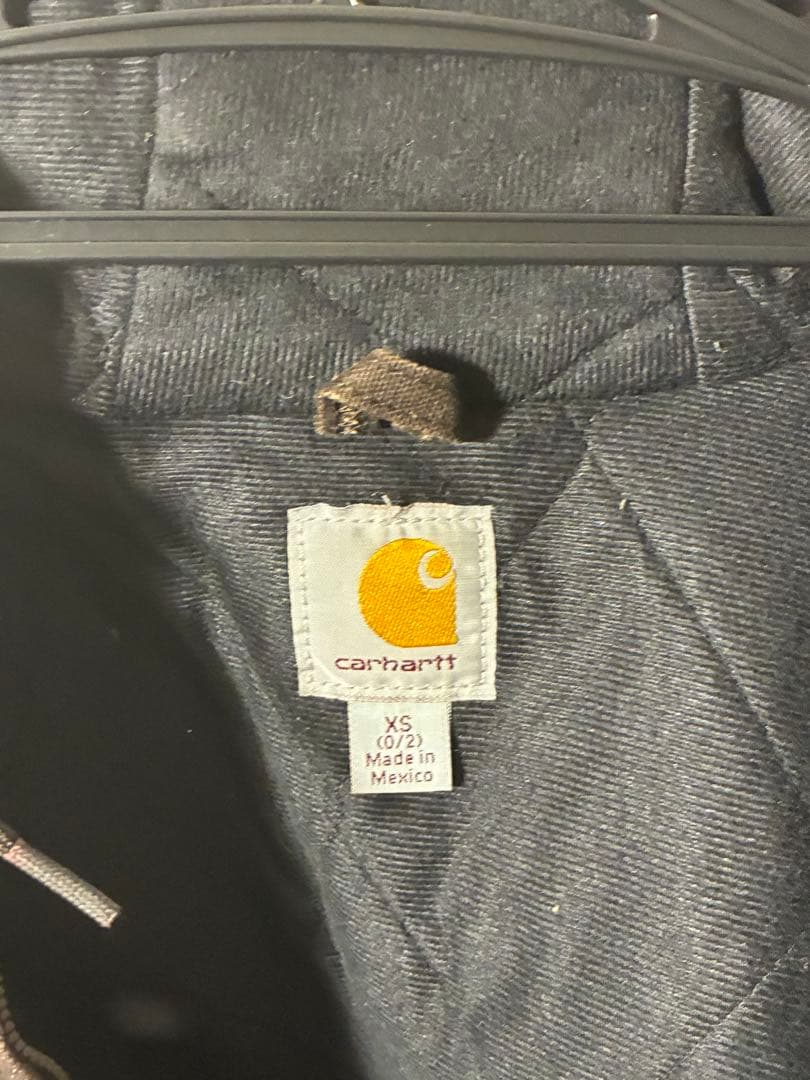 【希少XSサイズ】カーハート アクティブジャケット ダークブラウン メキシコ製