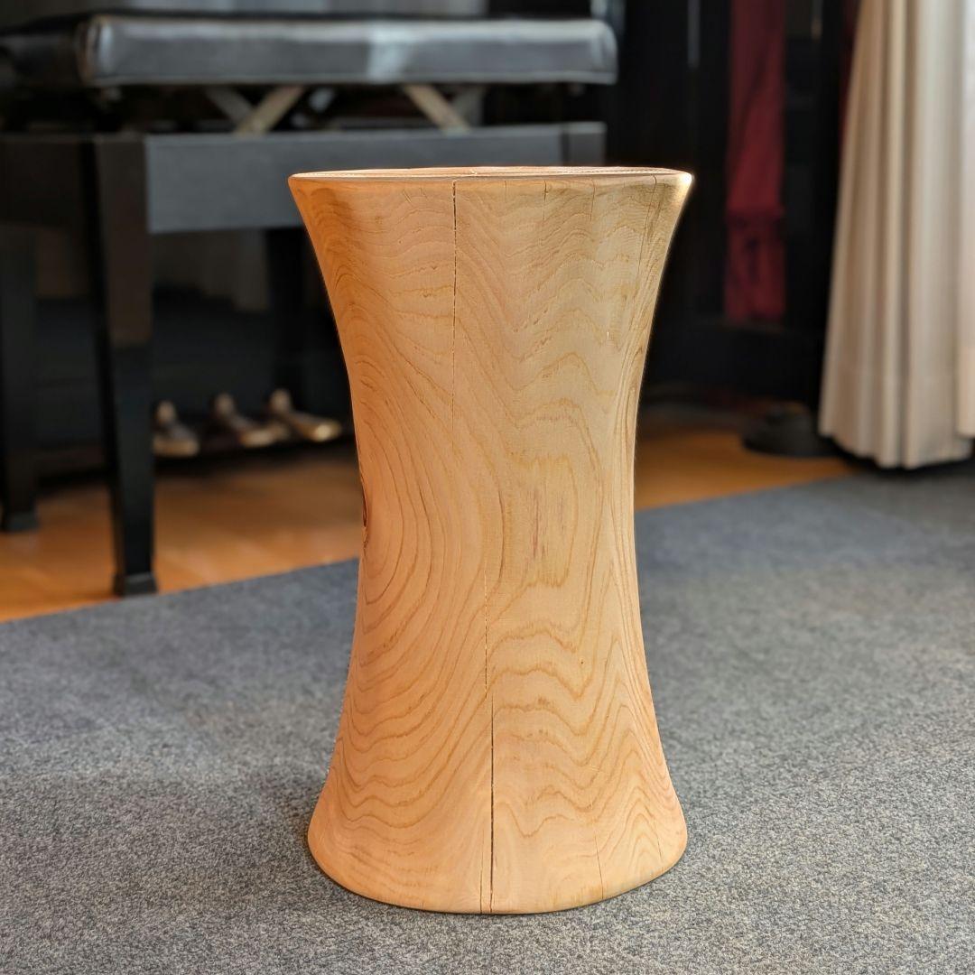 天然ヒバ　丸太　椅子　スツール　高さ約39㎝