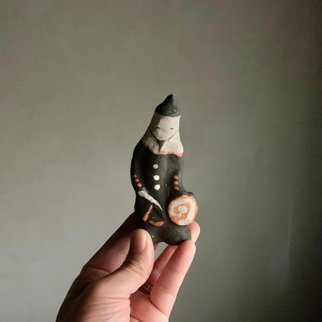 奈良 大和出雲人形 初瀬土人形 唐人 郷土人形 民芸 古道具 アンティーク