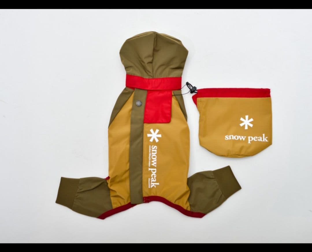  peak 防水犬用レインコート Sサイズ