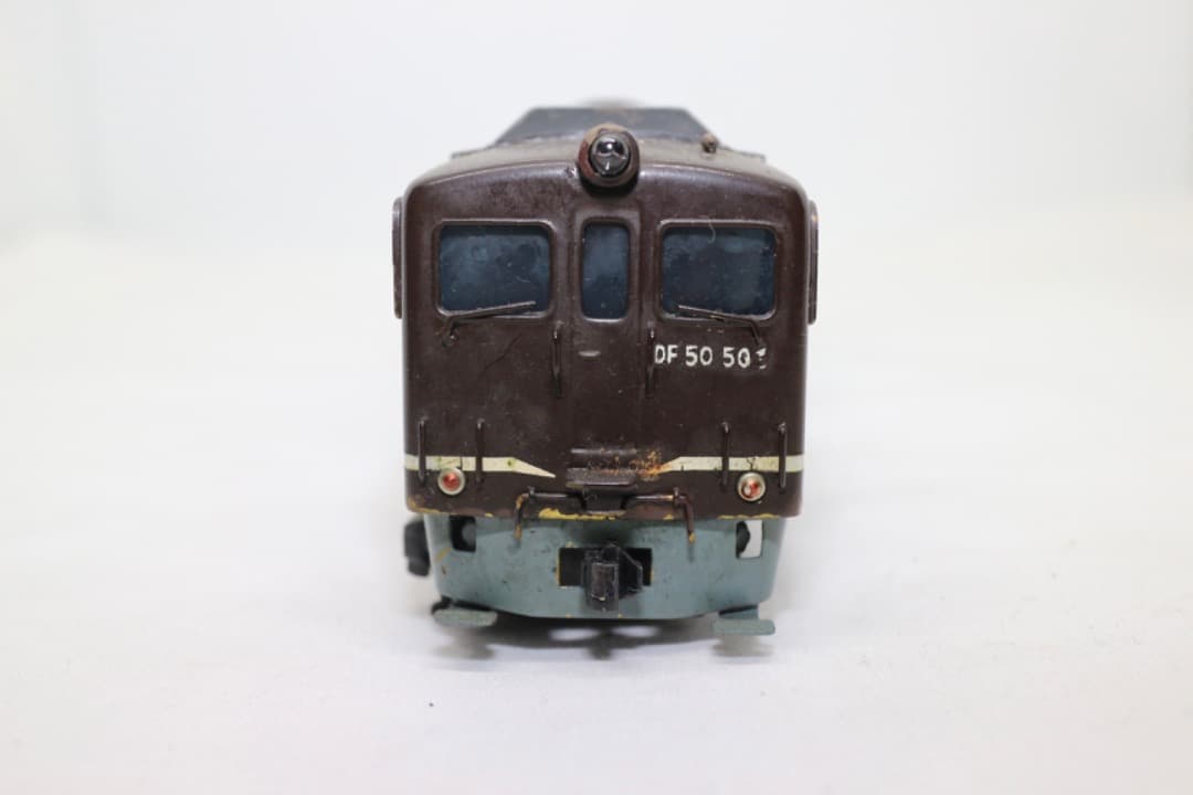 天賞堂 Tenshodo 鉄道模型 HOゲージ DF50 ディーゼル機関車 茶色