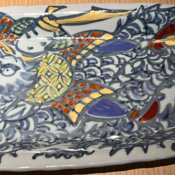 陶芸家　梅田純一　５月人形飾り皿　1式