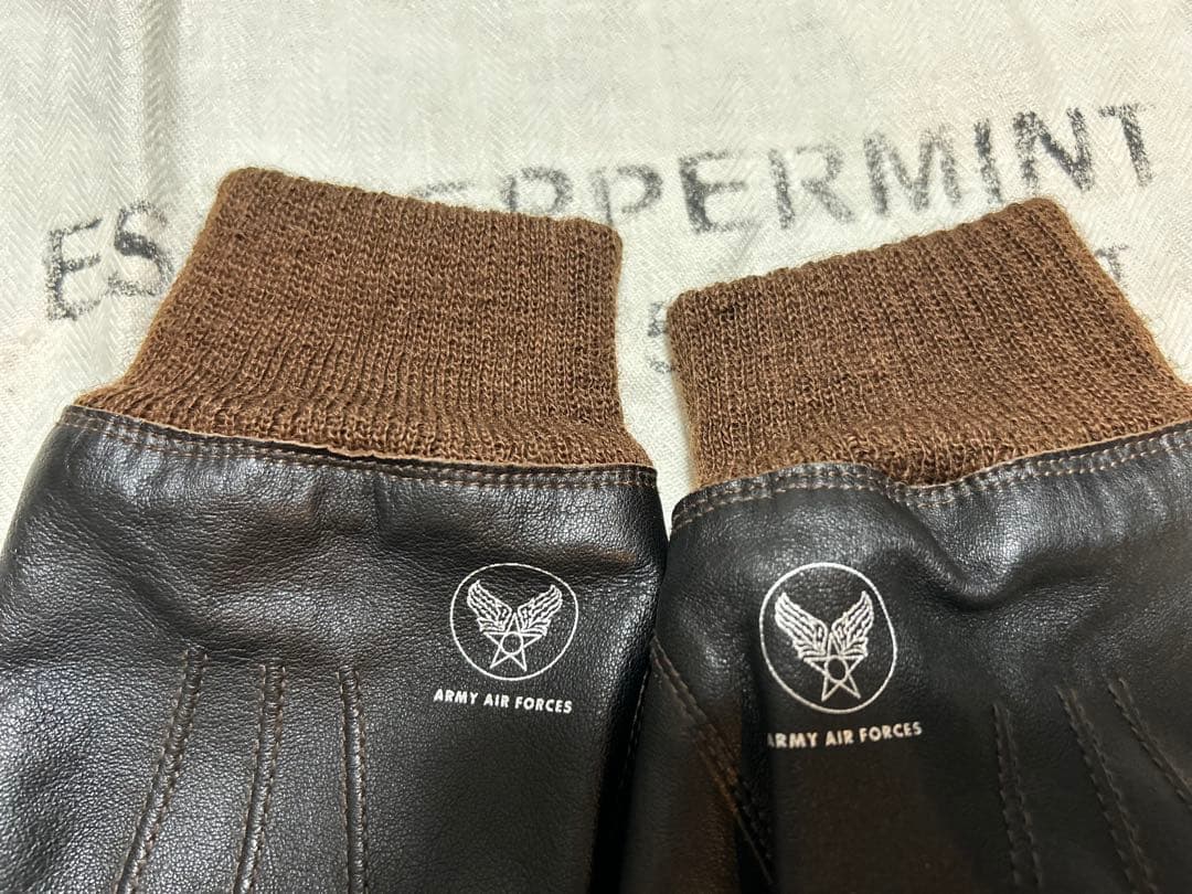 C*e様 美品　リアルマッコイズ　シールブラウンA-10グローブ