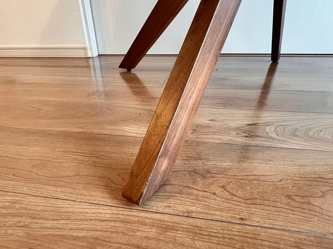 直径120cm(送料込み)ダイニングテーブル|ウォールナット