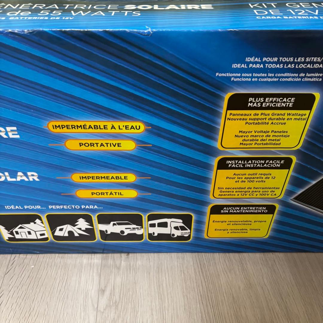 コールマン　太陽光発電ソーラーキット　PVS-55WB