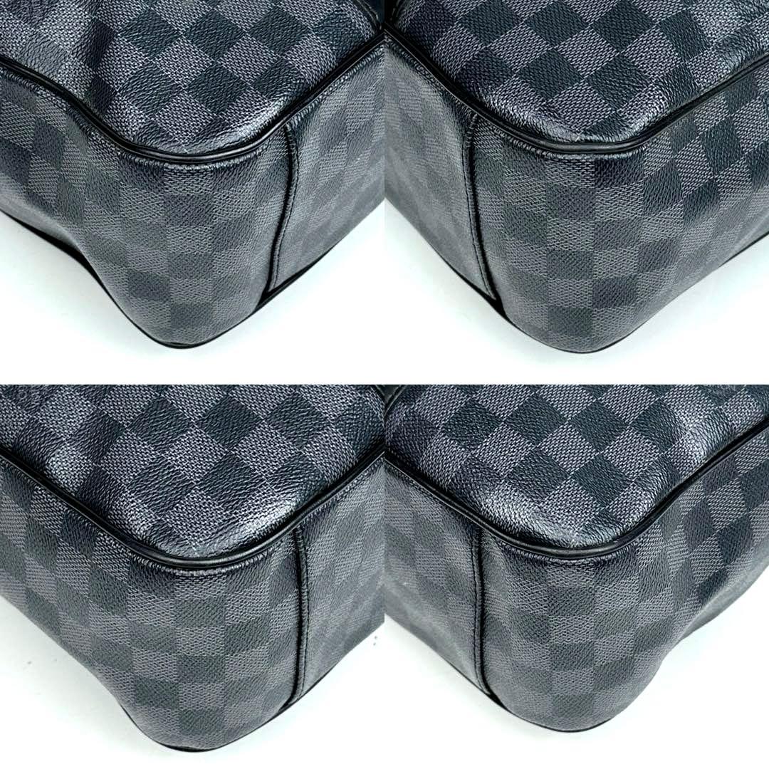 極美品 ルイヴィトン ダミエグラフィット タダオPM N41259 トート 革