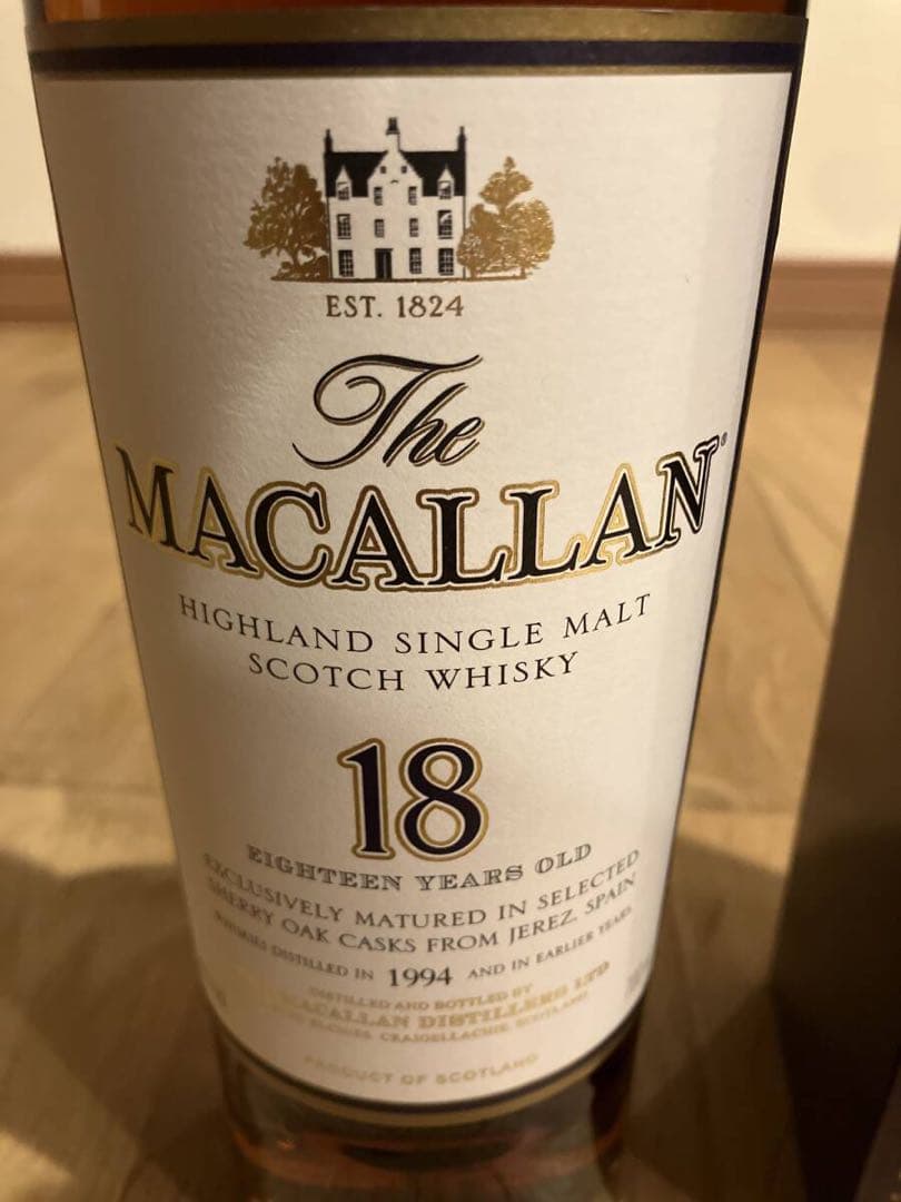 MACALLAN 18年 シェリー オーク 1994 スコッチ ウイスキー