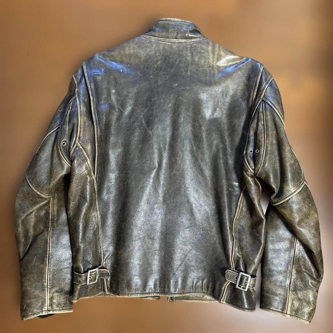 R.B.C シングルライダース レザージャケット メンズ Lsize