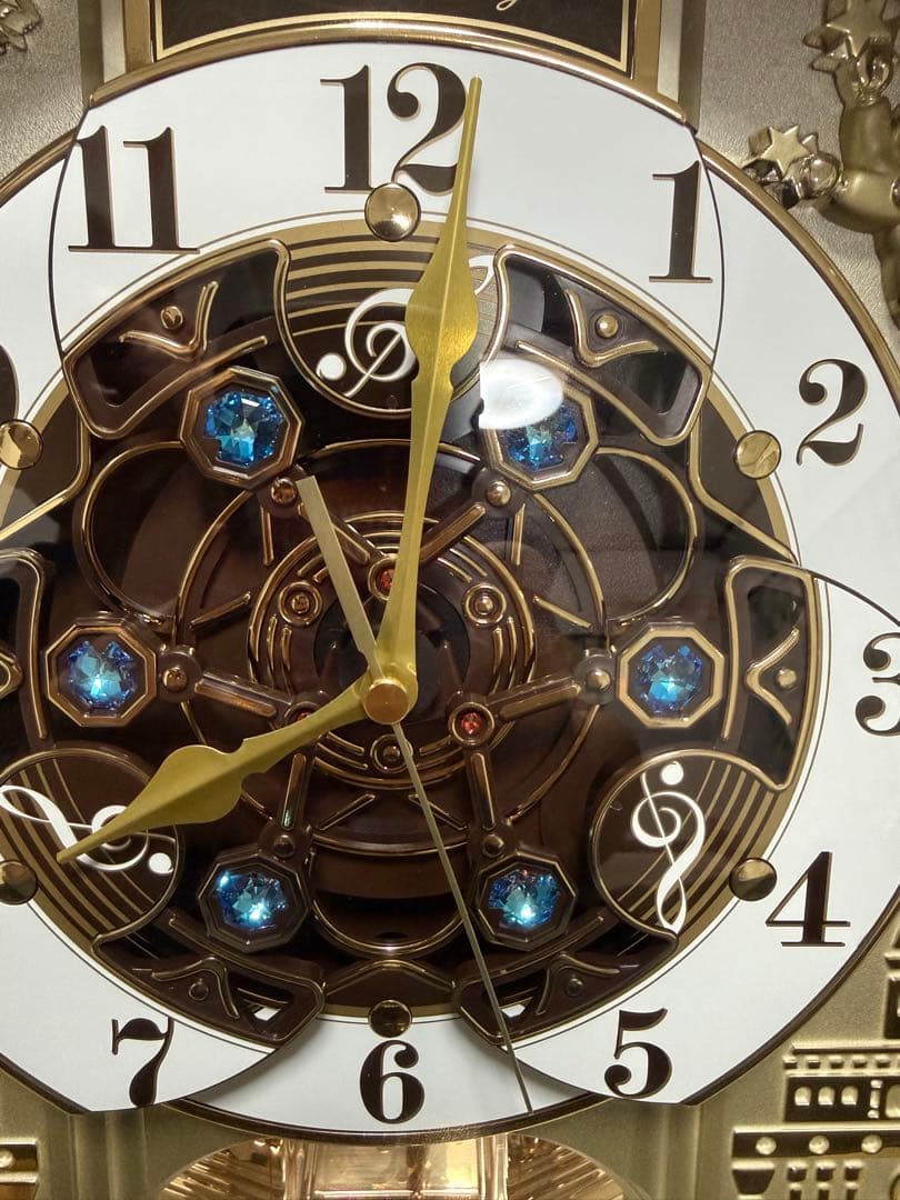 SEIKO セイコー からくり時計 壁掛け時計 電波時計 RE579B