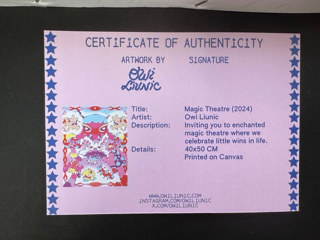 絵画 Magic Theatre (2024) Owi Liunic