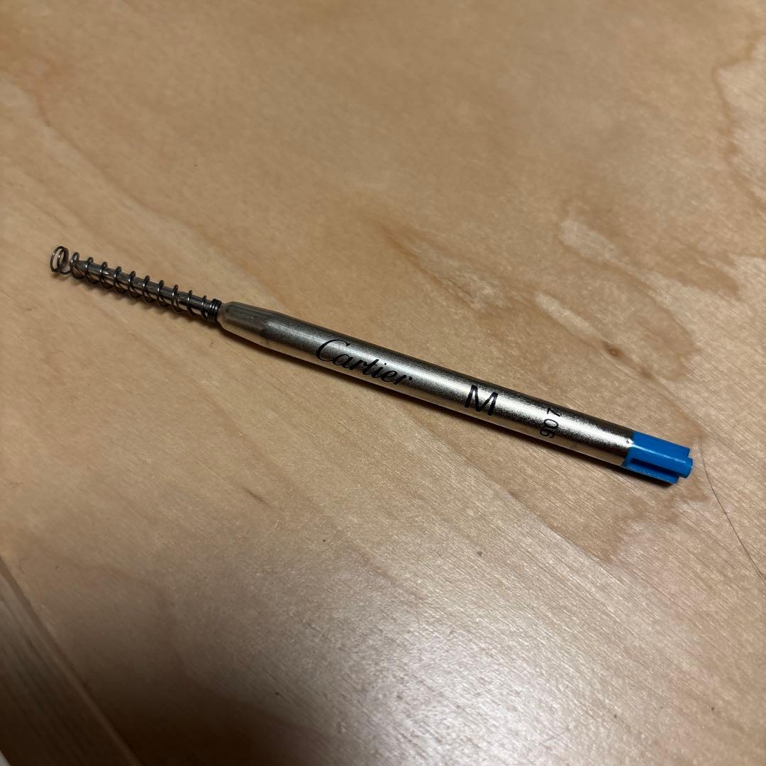 カルティエ Cartier ボールペン 黒 金 ブラック ゴールド
