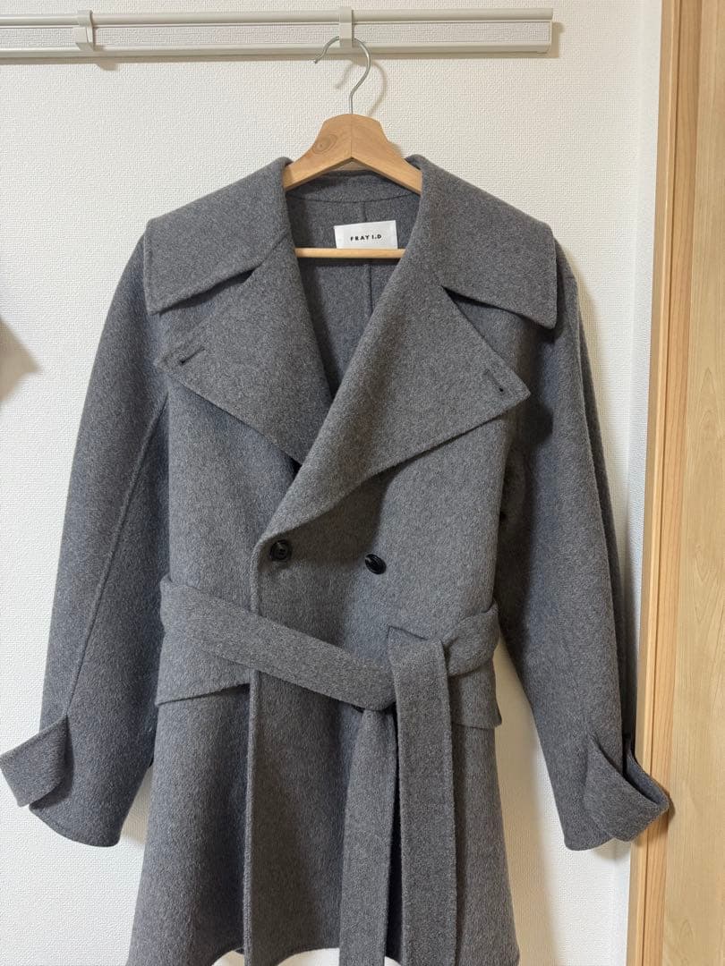 本日限定価格　FRAY I.D ウールリバーミドルAラインコート フレイアイディ