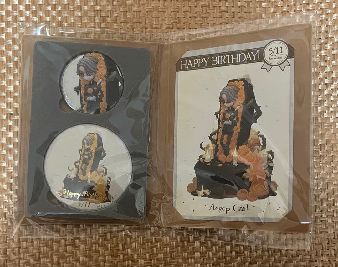 第五人格 IdentityV バースデーグッズ 誕生日 缶バッジ ポスカ 納棺師