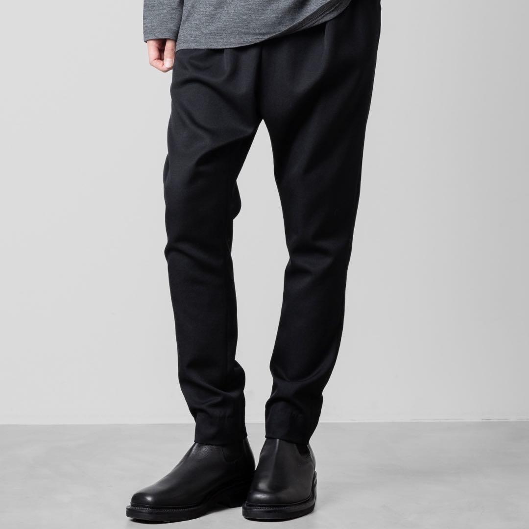 パンツ ato CLASSIC WOOL TWILL SARROUEL PANTS