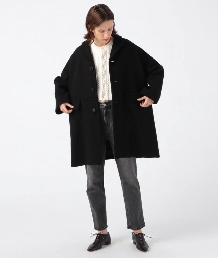 TOMORROWLAND MACPHEE ショートパイルメルトン コート