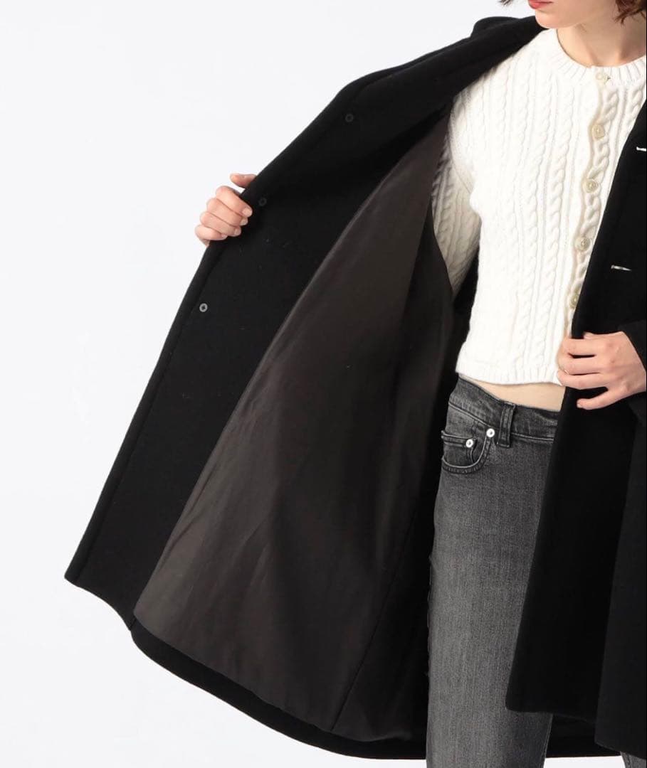 TOMORROWLAND MACPHEE ショートパイルメルトン コート