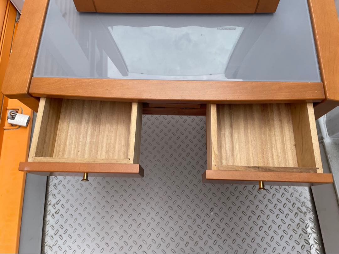 大塚家具　ブラウン木製ドレッサー・鏡台